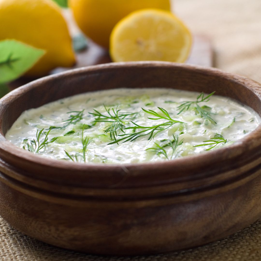 Coconut Tzatziki: Creamy & Hormone-Loving - The Sabi