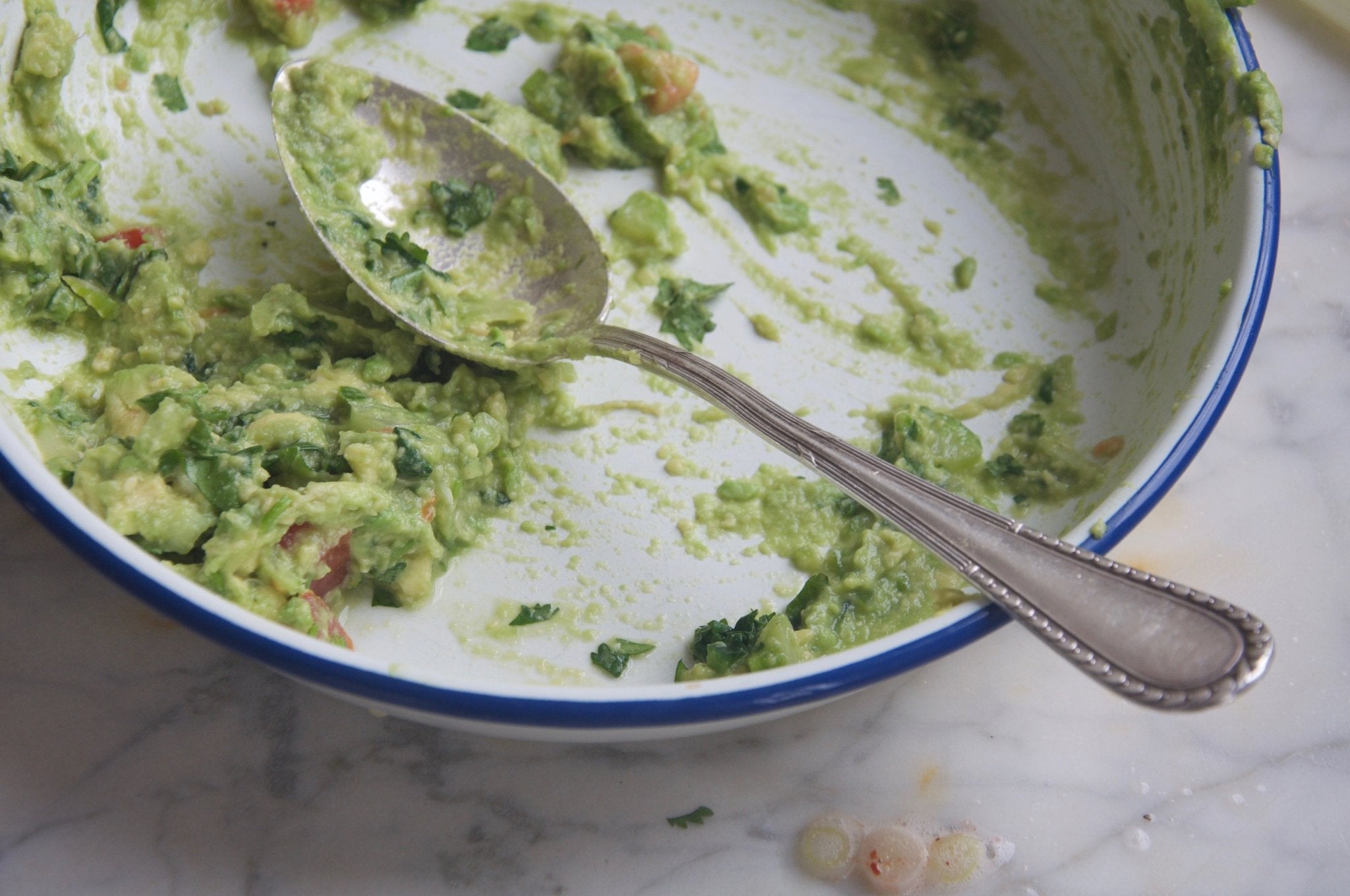 Stress Busting Celery-Spiked Guacamole - The Sabi